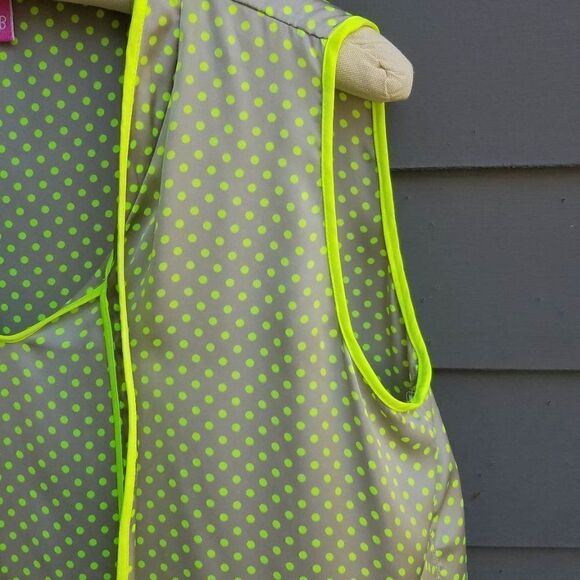 Luxury Euro Brand Basler Taupe/Neon Green Polka Dot Blazer and Shell w/Tie  44 - Picture 10 of 16